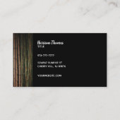 BambusVisitenkarten Visitenkarte (Rückseite)