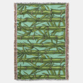Bambuswald auf hellblau decke (Vorderseite Vertikal)
