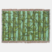 Bambuswald auf hellblau decke (Vorderseite)