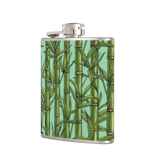 Bambuswald auf hellblau flachmann (Links)