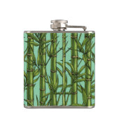 Bambuswald auf hellblau flachmann (Rückseite)