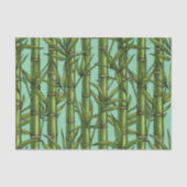 Bambuswald auf hellblau seidenpapier (Vorderseite)