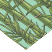 Bambuswald auf hellblau tischdecke (Schrägansicht)
