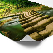 Bambuswald digitale Download-Kunst Poster (Ecke)