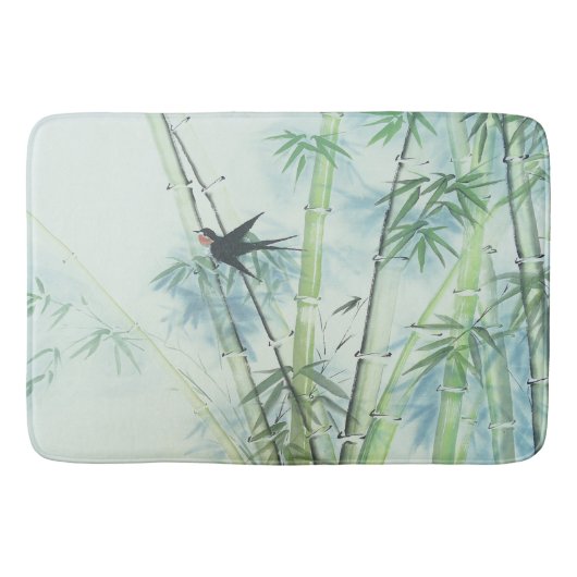 Bambuswald - grün badematte (Vorderseite)