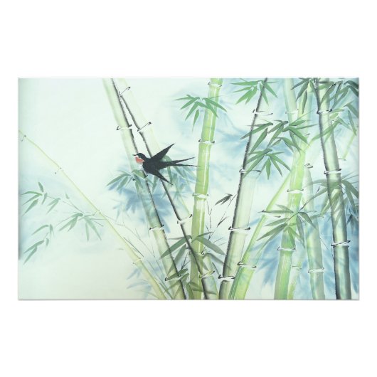 Bambuswald - grün fotodruck (Vorne)