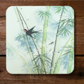 Bambuswald - grün getränkeuntersetzer