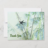 Bambuswald - grün karte (Vorderseite)