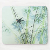 Bambuswald - grün mousepad (Vorne)