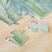 Bambuswald - grün puzzle (Seite)