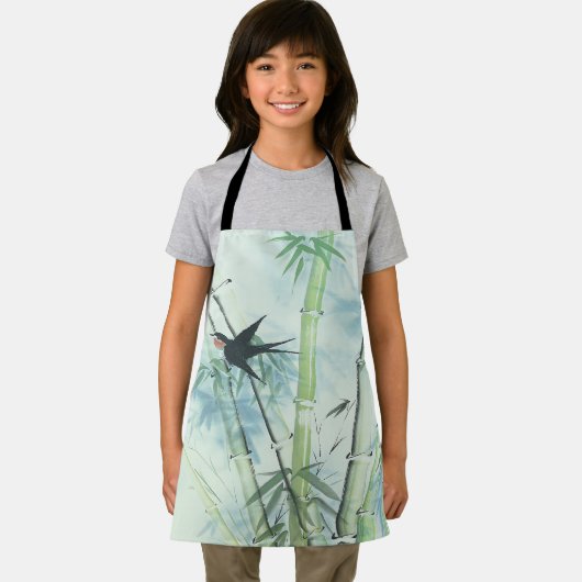 Bambuswald - grün schürze (Insitu)