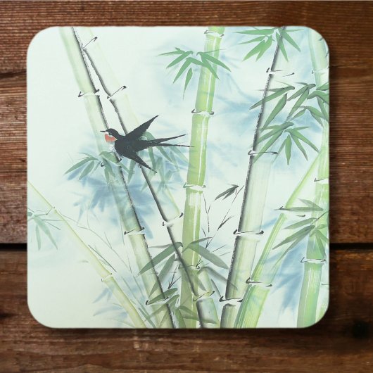 Bambuswald - grün steinuntersetzer