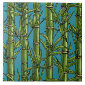 Bambuswald in blau fliese (Vorderseite)