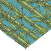 Bambuswald in blau kurzer tischläufer (Ecke)