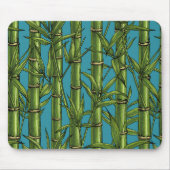 Bambuswald in blau mousepad (Vorne)