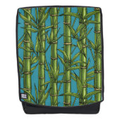 Bambuswald in blau rucksack (Vorderseite)