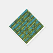 Bambuswald in blau serviette (Ecke)