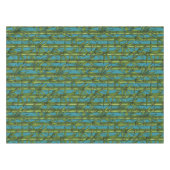 Bambuswald in blau tischdecke (Vorderseite (Horizontal))