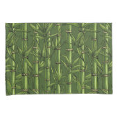 Bambuswald in Grün Kissenbezug (Vorderseite-Rechts)