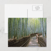 Bambuswald: Kyoto, Japan Postkarte (Vorne/Hinten)