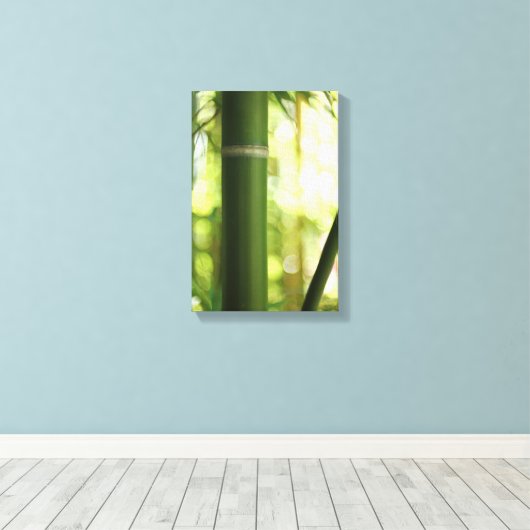 Bambuswald (Leinwand) Leinwanddruck (Insitu (Holzboden))