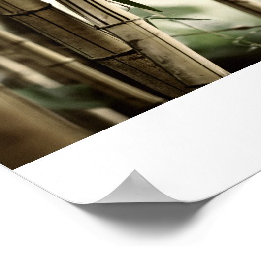 Bambuswald Poster (Ecke)