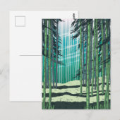 Bambuswald Postkarte (Vorne/Hinten)