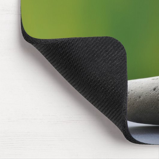 Bambuswald Ruhe Friedliche Natur Mousepad (Ecke)