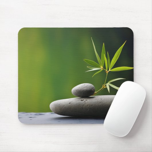 Bambuswald Ruhe Friedliche Natur Mousepad (Mit Mouse)