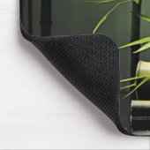 Bambuswald Ruhe Friedliche Natur Mousepad (Ecke)