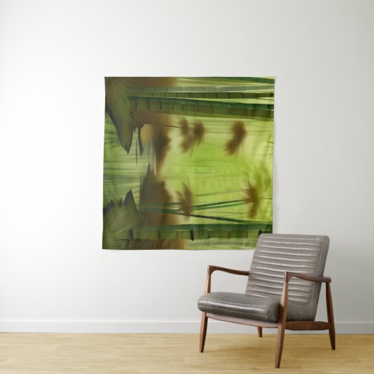 Bambuswald Traditionelle chinesische Malerei Wandteppich (Beispiel (Horizontal))