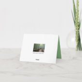 Bambuswald von Sagano - Kyoto, Japan Karte (Rückseite)