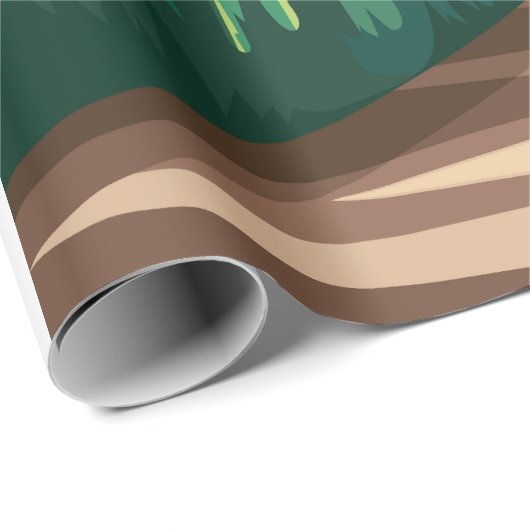 Bambuswälder Geschenkpapier (Rolleneckpunkt)