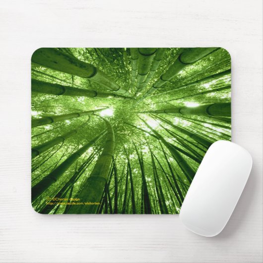 Bambuswaldmousepad Mousepad (Mit Mouse)