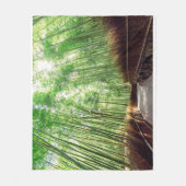 Bambuswaldung | Arashiyama, Kyoto, Japan Fleecedecke (Vorderseite)