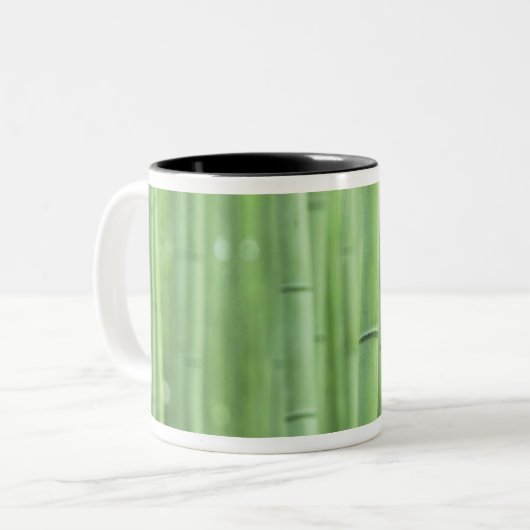 Bambuswaldung Zweifarbige Tasse (Vorderseite Links)