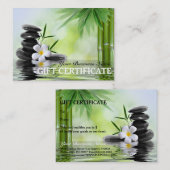 BambusZen entsteint Reiki Rabattkarte (Vorne/Hinten)