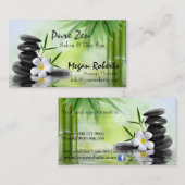 BambusZen entsteint Terminkarte (Vorne/Hinten)