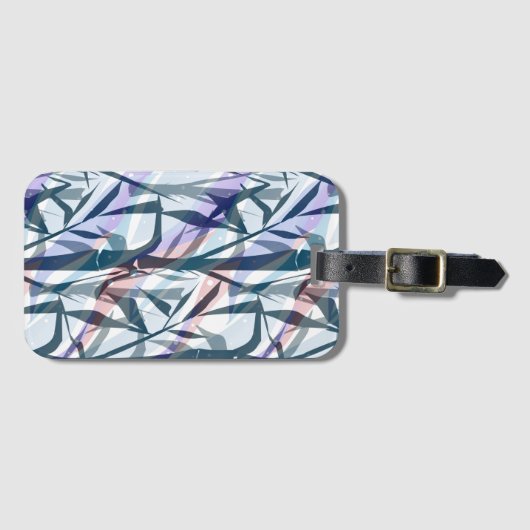 Bambuszweige. Gepäckanhänger (Vorderseite (Horizontal))