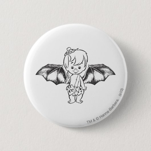 Bamm-Bamm Wings Button (Vorderseite)