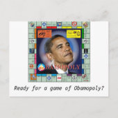 bamopoly, Bereit für ein Spiel der Obamopoly? Postkarte (Vorderseite)