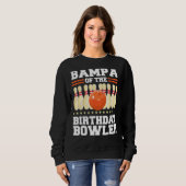 Bampa des Bowler-Tag-Bowling-Party Sweatshirt (Vorne ganz)
