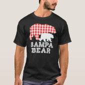 Bampa Plaid Great Bear Daddy Grandpa Proud T-Shirt (Vorderseite)