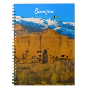 Bamyan, Afghanistan - Buddha-Kliffental Notizblock