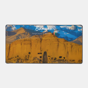 Bamyan, Afghanistan - Buddha-Kliffental Schreibtischunterlage