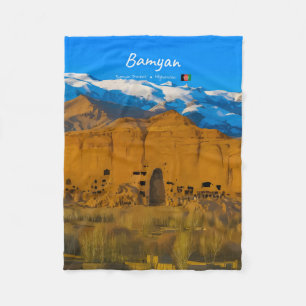 Bamyan, Afghanistan - Buddha-Klippen Tal Fleecedecke