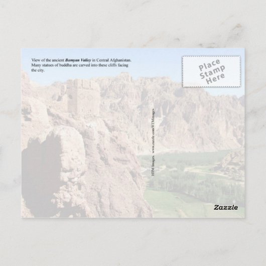 Bamyan, Provinz Bamyan, Afghanistan Postkarte (Rückseite)