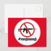 Ban AR-15 reicht aus Postkarte (Vorne/Hinten)