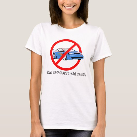 ban assault cars t-shirt (Vorderseite)