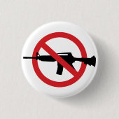 Ban Assault Rifles - Keine Symbol-rote Linie Button (Vorderseite)